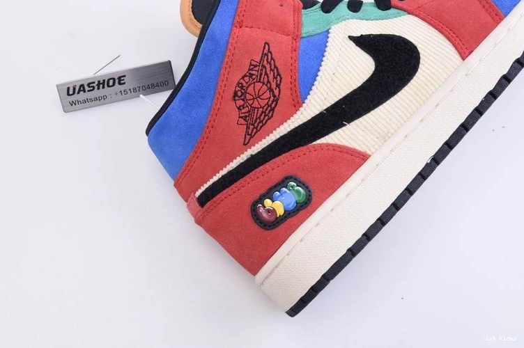 Mid  1 Blue Jordan the Fearless CU2805-100 Great SE 1031